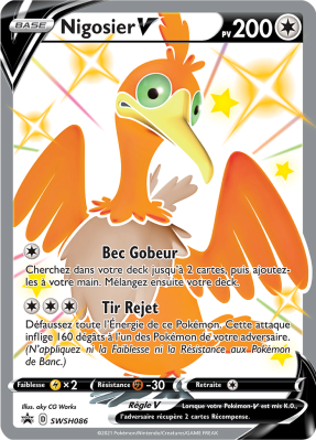 Carte Pokémon Nigosier-V SWSH086 Promo SWSH