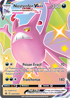 Carte Pokémon Nostenfer-VMAX SWSH099 Promo SWSH