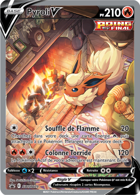 Carte Pokémon Pyroli-V SWSH179 Promo SWSH
