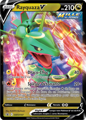Carte Pokémon Rayquaza-V SWSH147 Promo SWSH