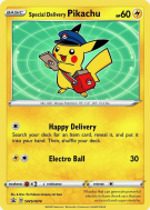 Carte Pokémon Special Delivery Pikachu SWSH074 Promo SWSH
