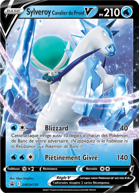 Carte Pokémon Sylveroy Cavalier du Froid-V SWSH130 Promo SWSH
