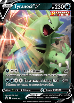 Carte Pokémon Tyranocif-V SWSH109 Promo SWSH