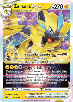 Carte Pokémon Zeraora-VSTAR SWSH265 Promo SWSH