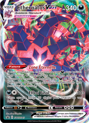 Carte Pokémon Éthernatos-VMAX SWSH045 Promo SWSH