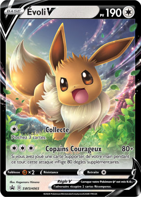 Carte Pokémon Évoli-V SWSH065 Promo SWSH