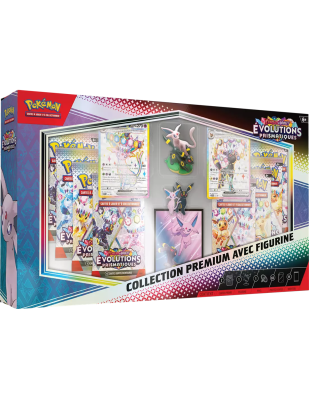Coffret Premium Pokémon Figurine Évolutions Prismatiques (EV8.5) – Écarlate et Violet