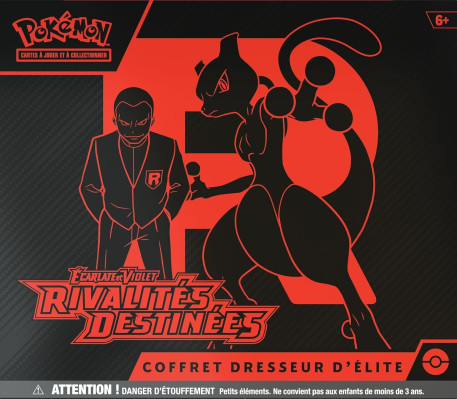 ETB Pokémon Rivalités Destinées (EV10) – Coffret Dresseur d’Élite Écarlate et Violet
