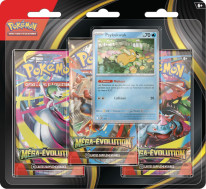 Tripack Pokémon Méga-Évolution (ME01) – 3 Boosters + Carte Promo Officielle