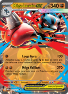 Carte Pokémon Méga-Lucario-ex 077/132 Double rare Méga-Évolution (JCC)