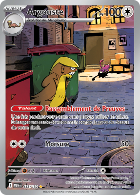 Carte Pokémon Argouste 153/132 AR Méga-Évolution (JCC)