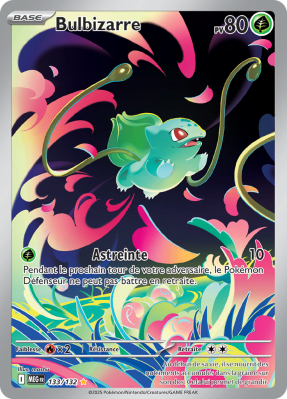 Carte Pokémon Bulbizarre 133/132 AR Méga-Évolution (JCC)