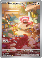 Carte Pokémon Nounourson 154/132 AR Méga-Évolution (JCC)