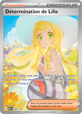 Carte Pokémon Détermination de Lilie 184/132 Alternative Méga-Évolution (JCC)