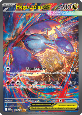 Carte Pokémon Méga-Latias-ex 181/132 Alternative Méga-Évolution (JCC)