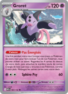 Carte Pokémon Groret 063/132 Peu commune Méga-Évolution (JCC)