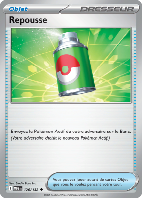 Carte Pokémon Repousse 126/132 Peu commune Méga-Évolution (JCC)