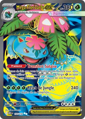 Carte Pokémon Méga-Florizarre-ex 155/132 Ultra rare Méga-Évolution (JCC)
