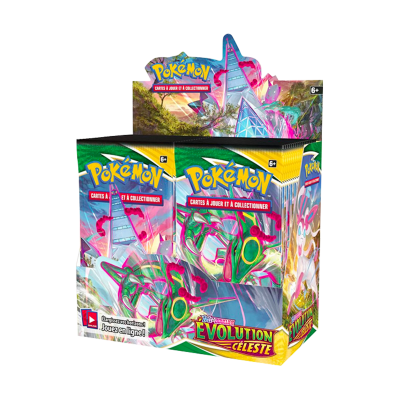 Display Pokémon Évolution Céleste (EB07) – Boîte de 36 Boosters Officiels