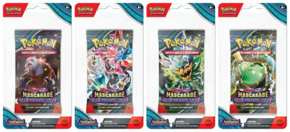 Blister Pokémon Mascarade Crépusculaire (EV06) – 1 Booster Officiel en Français