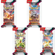 Blister Pokémon Flammes Obsidiennes (EV03) – 1 Booster Officiel en Français