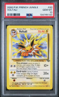 Carte Pokémon Voltali 20/64 PSA GEM MT 10 Jungle (JCC)
