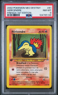 Carte Pokémon Héricendre 61/105 PSA NM-MT 8 Neo Destiny