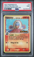 Carte Pokémon Lippoutou 17/101 PSA MINT 9 Île des Dragons