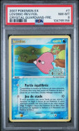 Carte Pokémon Lovdisc 7/100 PSA NM-MT 8 Gardiens de Cristal