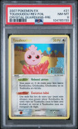 Carte Pokémon Toudoudou 21/100 PSA NM-MT 8 Gardiens de Cristal