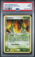 Carte Pokémon Coconfort 36/112 PSA MINT 9 Rouge Feu & Vert Feuille