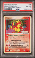 Carte Pokémon Magmar 21/92 PSA NM-MT 8 Créateurs de légendes