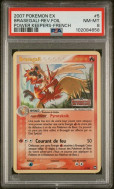 Carte Pokémon Braségali 5/108 PSA NM-MT 8 Gardiens du Pouvoir