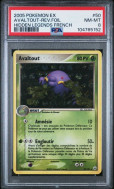 Carte Pokémon Avaltout 50/101 PSA NM-MT 8 Légendes Oubliées