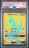Carte Pokémon Tokospico GX SV92/SV94 PSA MINT 9 Destinées Occultes