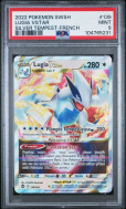 Carte Pokémon Lugia VSTAR 139/195 PSA MINT 9 Tempête Argentée
