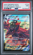 Carte Pokémon Corvaillus VMAX TG19/TG30 PSA MINT 9 Tempête Argentée