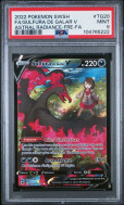 Carte Pokémon Sulfura de Galar V TG20/TG30 PSA MINT 9 Astres Radieux