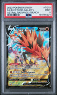 Carte Pokémon Électhor de Galar V TG19/TG30 PSA MINT 9 Astres Radieux