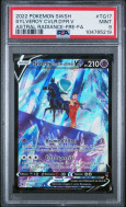 Carte Pokémon Sylveroy Cavalier de l'Effroi V TG17/TG30 PSA MINT 9 Astres Radieux