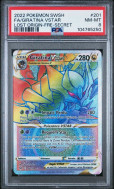 Carte Pokémon Giratina VSTAR 201/196 PSA NM-MT 8 Origine Perdue
