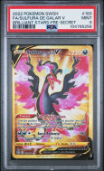 Carte Pokémon Sulfura de Galar V 183/172 PSA MINT 9 Stars Étincelantes