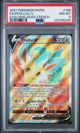 Carte Pokémon Phyllali 166/203 PSA NM-MT 8 Évolution Céleste