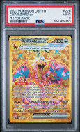 Carte Pokémon Dracaufeu EX 228/197 PSA MINT 9 Flammes Obsidiennes