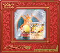 Coffret Super-Premium Pokémon Dracaufeu-ex – avec Figurine