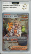 Carte Pokémon VItalité de la Professeure Olim 256/182 PCA 9,5