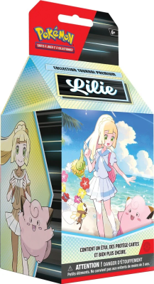 Découvrez la Collection Tournoi Premium JCC Pokémon – Lilie ! Ce coffret incontournable vous offre un kit complet d'accessoires