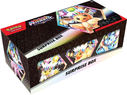 Coffret Boîte surprise Pokémon Écarlate et Violet – Évolutions Prismatiques
