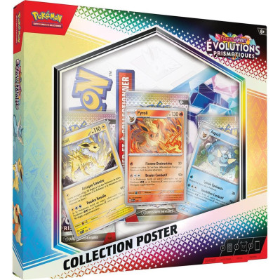 Coffret Collection Poster Pokémon - EV8.5 - Évolution Prismatique - en français