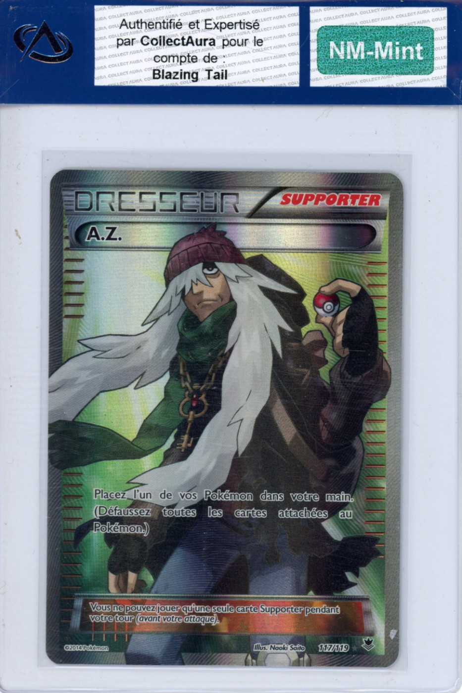 Carte Pokmon A.Z. 117/119 COLLECTAURA NM-Mint